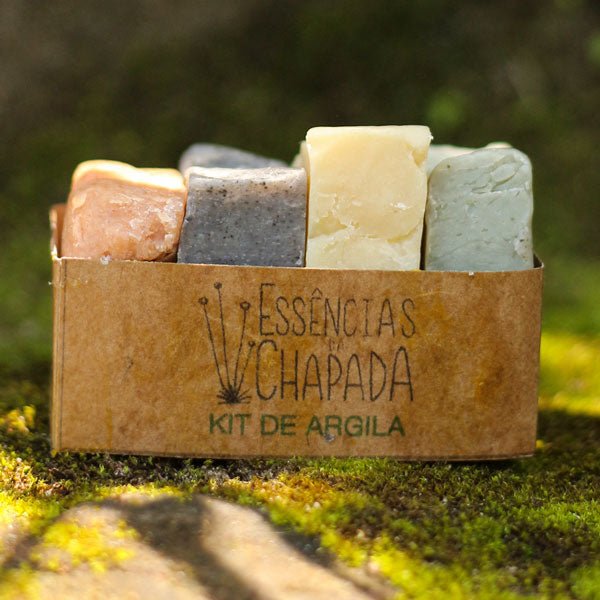Sabonete Artesanal - KIT de Argila de Essências da Chapada